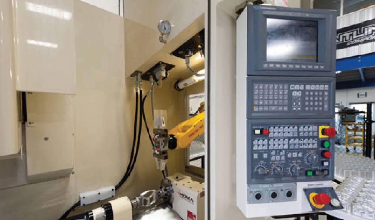 automated machining panel